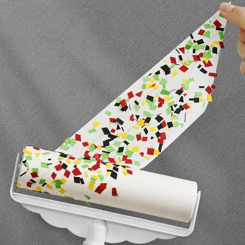 Sticky Lint Roller Refill Rolls Diagonal Tear Cleaner Paper Roll For Clothes Pet Hair Dust Household Cleaning