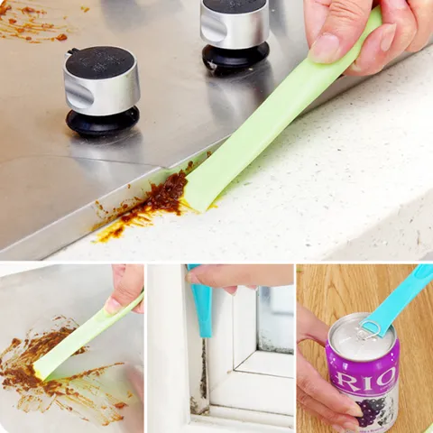 Multifunctional PC Cleaning Scraper Tool Kitchen Stove Dirt Remover Gap Crevice Cleaning Shovel Can Opener For Home
