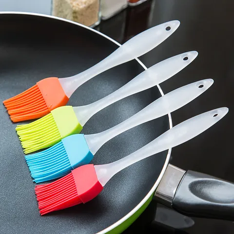 Cepillo de Aceite de Silicona Resistente al Calor Brocha de Pastelería Multicolor para Cocina Hornear Barbacoa Pasteles Parrilla