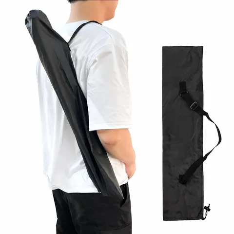 Waterproof Oxford Cloth Trekking Pole Storage Bag Outdoor Hiking Fishing Rod Canopy Pole Carrying Bag Long Strip Organizer