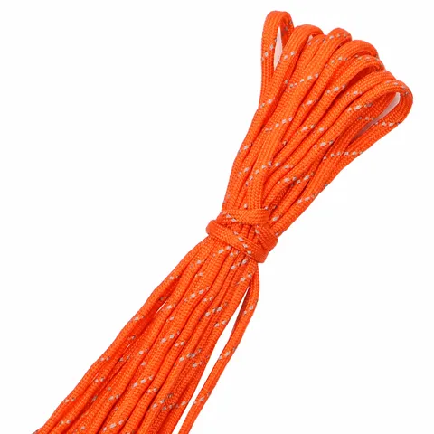 Reflective Paracord Nylon Rope Survival Cord For DIY Handcraft Weaving Bracelet Outdoor Camping Utility Cord