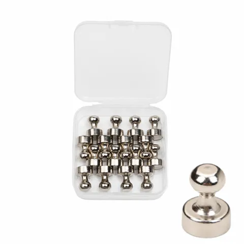 Multifunctional Metal Strong Magnetic Pushpins Round Neodymium Magnets For Whiteboard And Refrigerator Office And Home Use