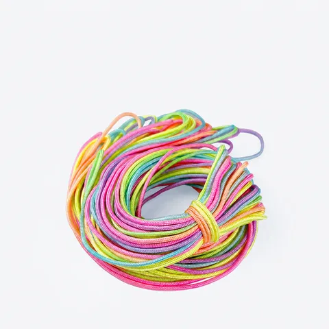Colorful Parachute Cord 2mm Braided Polypropylene Rope DIY Craft Cord For Handmade Bracelets Jewelry Making Accessories