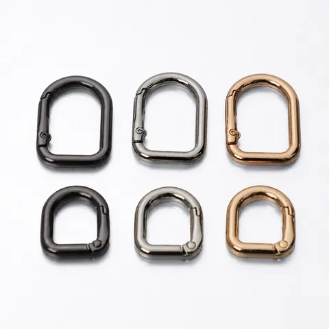 Zinc Alloy Horseshoe Buckle Oval Gate Ring Snap Hook Bag Pendant Hardware Accessories For Luggage Handbag Craft