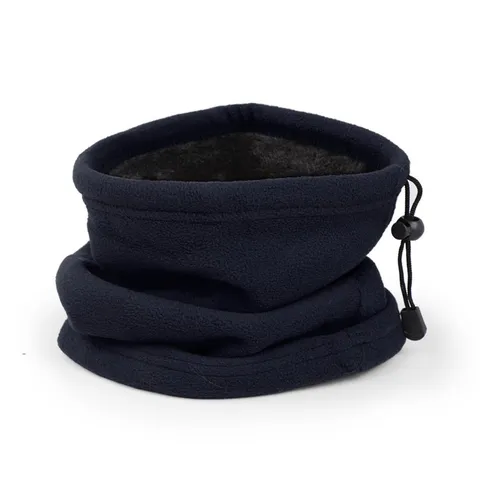 Scaldacollo in Pile Caldo Invernale Maschera da Ciclismo Termica Ispessita Antivento con Coulisse Sciarpa all'Aperto
