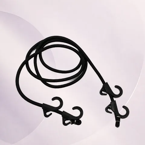 Outdoor Camping Tent Elastic Rope Hook Bungee Cord Adjustable Heavy Duty Multi Hook Strap For Canopy Luggage Binding