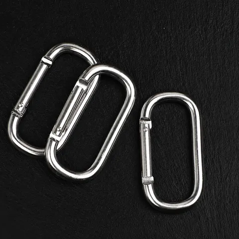 Aluminum Alloy Carabiner Heavy Duty D-Ring Clip Spring Snap Hook For Outdoor Camping Hiking Backpack Fastener