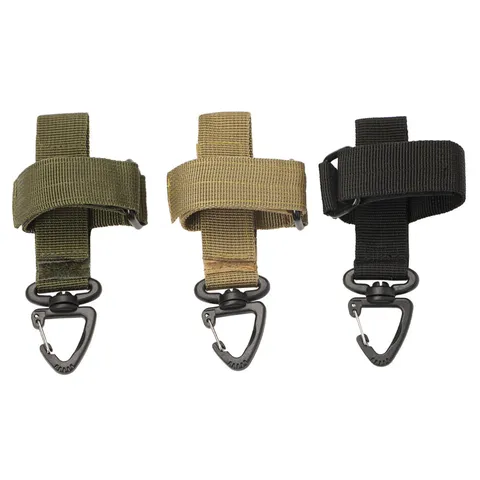 Sangle de Rangement pour Gants Tactiques d'Extérieur Boucle de Ceinture de Sac à Dos Nylon Corde d'Escalade Porte-Clés à Dégagement Rapide