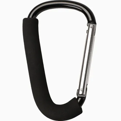 Extra Großer Aluminiumlegierung Karabiner Robuster D Ring Clip Mit Schwammgriff Für Outdoor Camping Wandern Schlüsselanhänger