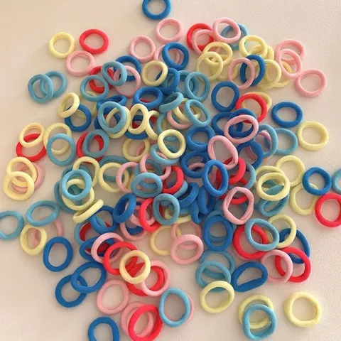 Seamless Kids Hair Elastic Bands High Elasticity Macaron Colors Hair Ties For Girls Baby Ponytail Holders Hair Accessories