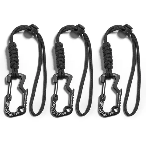 Outdoor Taktisches Paracord Geflochtenes Armband Multifunktionales Karabiner Flaschenöffner Überlebensarmband