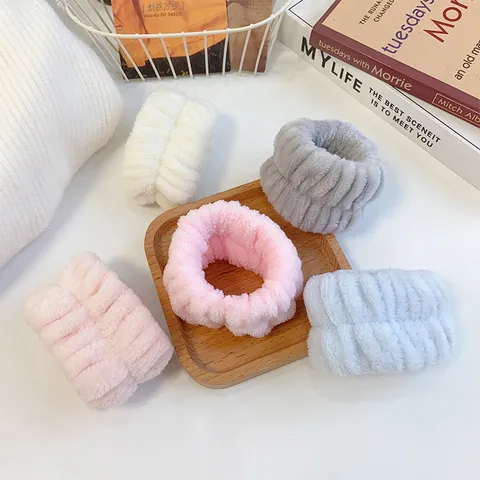 Polsini Spa Per Lavare Il Viso Polsini In Lana Assorbenti Protezione Dall Acqua Polsini In Asciugamano Per Cura Della Pelle Donna