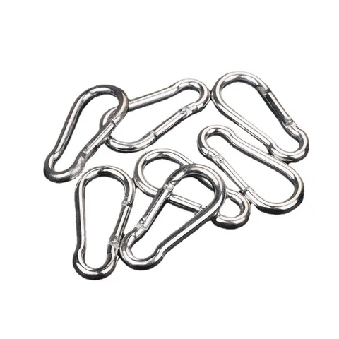 Galvanisiertes Eisen Karabiner Federhaken Kürbisförmig Nützlichkeit Verbindungsring Für Outdoor Camping Heimwerker