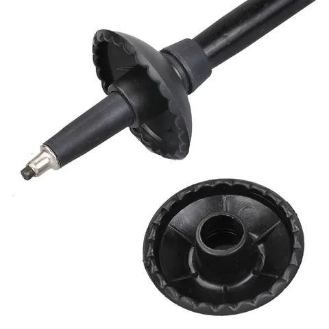 Accessorio Bastoncino Trekking Rondella Fango Neve Ricambio Plastica Nera