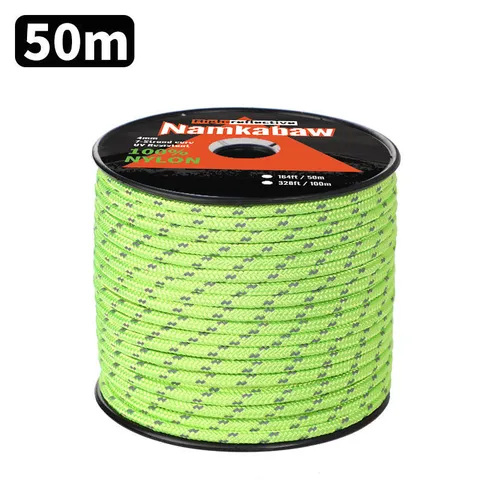 Paracord Riflettente a 7 Fili Corda per Tenda da Campeggio Esterna