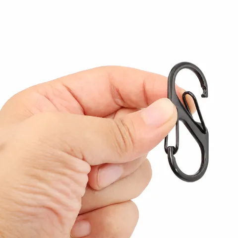 Karabiner S apo Krama Zinkou Diploú Gantziou S Biner Mplok Klediou Ypaithrio Camping Clip Asfaleias Hardware