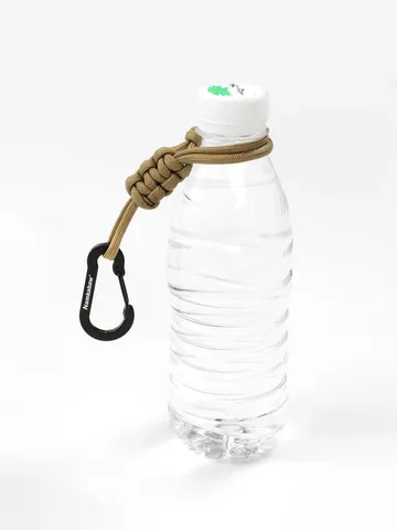 Outdoor Paracord Aluminum Alloy Water Bottle Buckle Multi-Functional Carabiner Camping Hiking Bottle Holder Keychain