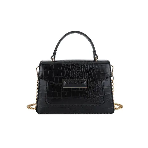 Nuevo Bolso de Mano de Cadena de Patrón de Cocodrillo de PVC Lujo Alta Calidad Bolso de Hombro Cruzado para Mujer Estilo Casual Diario