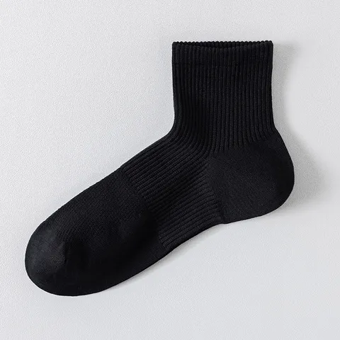 Chaussettes Courtes pour Hommes en Pur Coton Maille Respirante Déodorant Été Affaires Décontracté