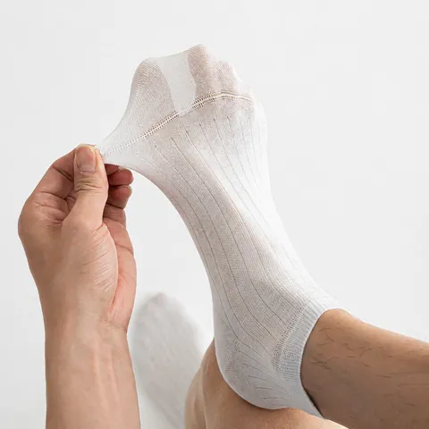 Men Casual Pure Cotton Short Socks Breathable Deodorant Anti-Sweat Athletic Sock Everyday Comfort Low Cut Socks