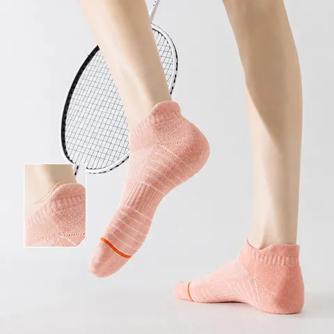 Professional Sports Running Socks Women Athletic Short Sock Breathable Sweat Absorbent Towel Bottom Badminton Socks