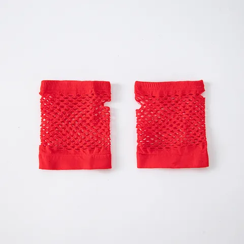 Women Short Mesh Fishnet Gloves Sexy Hollow Out Stretchy Handwear For Party Nightclub Daily Fashion Accessories