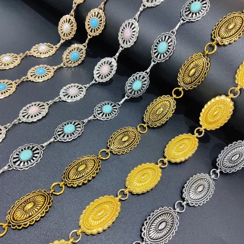 Retro Metal Waist Chain Women Decorative Thin Belt Simple Dress Fashion Body Chain Vintage Waist Jewelry