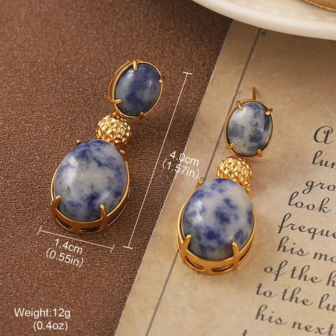 Boucles d'Oreilles Fleur en Émail Style Peinture de Van Gogh Avec Tige en Argent Sterling 925 Perle Artificielle Pompon Bijoux Rétro