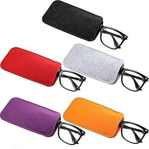 Portable Felt Glasses Case Soft Sunglasses Storage Pouch For Men Women Travel Eyewear Protector Sleeve Pencil Bag