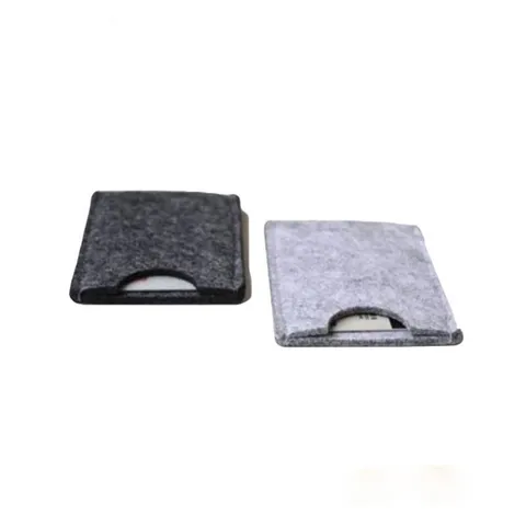 Minimalist Felt Card Holder Large Capacity Portable Business Case Identity Protector Sleeve For Women Men Daily Use