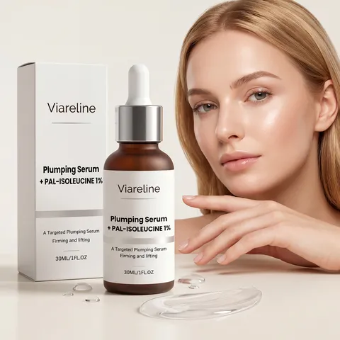 Siero Viso Rimpolpante VIARELINE Antietà Rassodante Idratante Essenza Viso Con Bottiglia in Vetro Con Contagocce