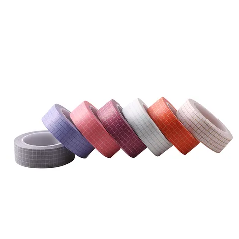 Minimalistisches Washi Tape Gittermuster Dekoratives Klebeband Für Tagebuch Scrapbooking DIY Handwerk Schreibwaren