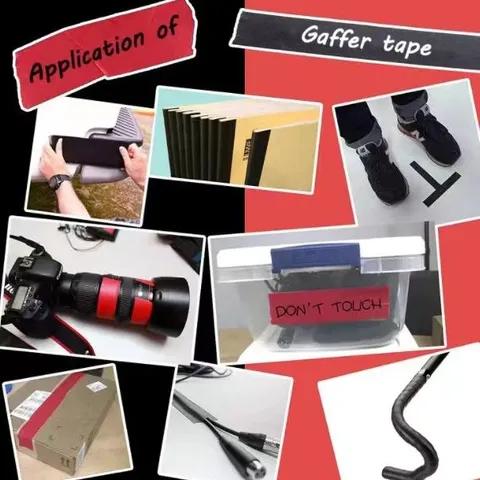 Matte Cloth Gaffer Tape Heavy Duty Fabric Adhesive Tape Easy Tear For Stage Photography And Cable Management