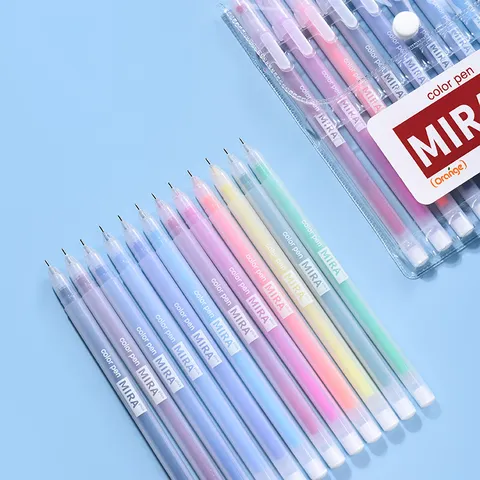 Minimalistischer Kunststoff Gelschreiber Feine Spitze Bunter Schreibstift Glatte Tinte Für Schüler Schule Büro Schreibwaren