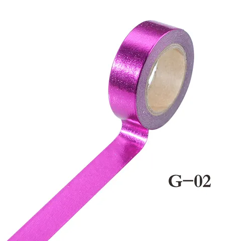 Minimalistisch Einfarbig Und Stern Heißfolienprägung Washi Tape Dekorativ Schreibwaren DIY Scrapbooking Klebeband