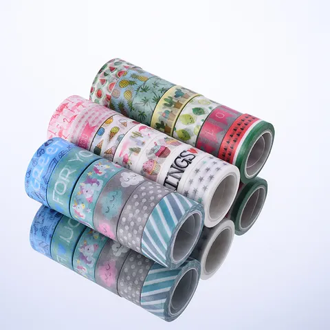 Dekoratives Washi Tape Süßes Muster Masking Tape Set Für Tagebuch Scrapbooking DIY Handwerk Planer Briefpapier