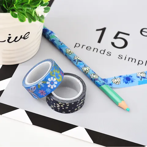 Dekoratives Washi Tape Süßes Blumen Tier Muster Klebeband Für Tagebuch Scrapbook DIY Basteln Schreibwaren