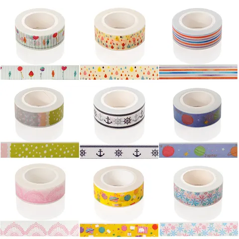 Decoratief Washi Papier Tape Schattige Japanse Schreibwaren Masking Tape Voor Dagboek Scrapbooking DIY Ambacht Kunst