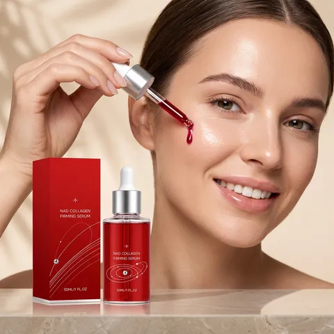 Siero Viso Rassodante al Collagene Antietà Essenza Viso Idratante Con Contagocce Per Skincare Quotidiana