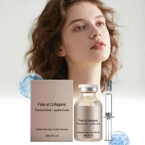 Siero Viso in Fiala di Collagene Idratante Con Contagocce Trattamento Pelle Liscia