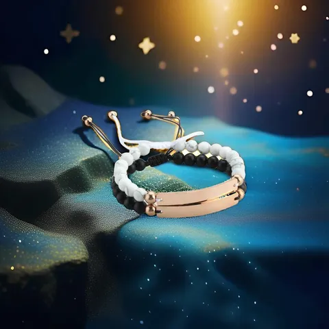 Edelstahl Perlenarmband DIY Lasergravur Alphabet Paar Name ID Tag Verstellbares Perlenarmband Für Herren Damen