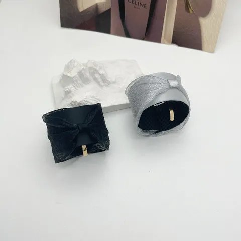 Süße Schleife Band Haarspange Für Damen Mädchen Koreanischer Stil Polyester Zinklegierung Handgefertigt Minimalistisch Haarschmuck Geschenk