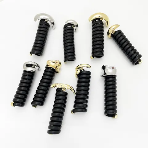 Women High Elastic Telephone Wire Hair Ring Bubble Braid Styling Accessory Japanese Style Alloy Metal Decoration Hair Tie Gold Silver Hair Accessory