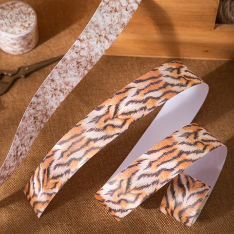 Cinta Washi Textura Animal Serie Sensación Peluche Papel Escritura Pegatinas Decorativas Para DIY Scrapbooking Diario Decoración