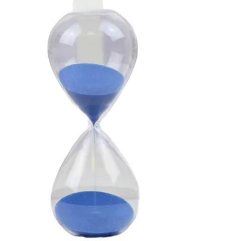 Transparent High Borosilicate Glass Hourglass Timer Creative Desktop Ornament Sand Clock For Home Office Decor