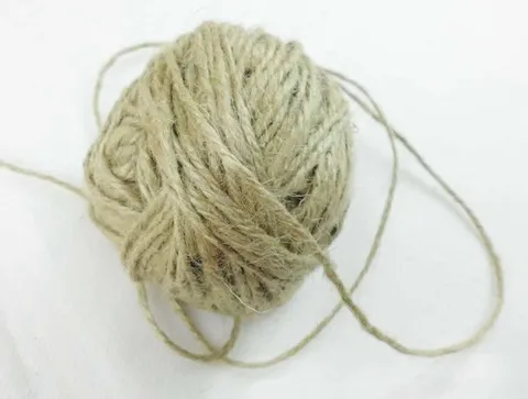 DIY Handmade Jute Twine Natural Color Fine Hemp Rope For Hanging Vases Crafting And Gift Wrapping Home Decor