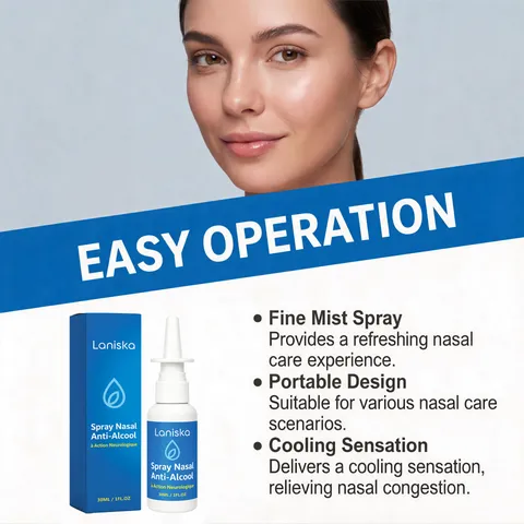 Spray Fresco Nasale Portatile Cura Delicata Pulizia Del Naso Comoda Bottiglia Spray Liquida Giornaliera