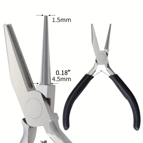 Professional Carbon Steel Jewelry Wire Looping Pliers Semi Concave Round Nose Wrapping Tool Pliers For DIY Handmade Making