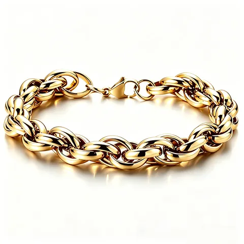 Herren Damen Schwere Hip Hop Panzerkette Edelstahl Poliert Gold Silber Plattiert Streetwear Punk Stil Armband Halskette Schmuck