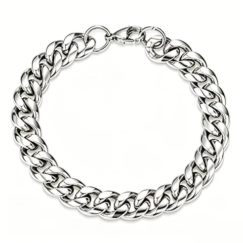 Miami Cuban Link Chain Necklace For Men Women Stainless Steel Vacuum Gold Plated Hiphop Punk Thick Metal Chain Fashion Jewelry